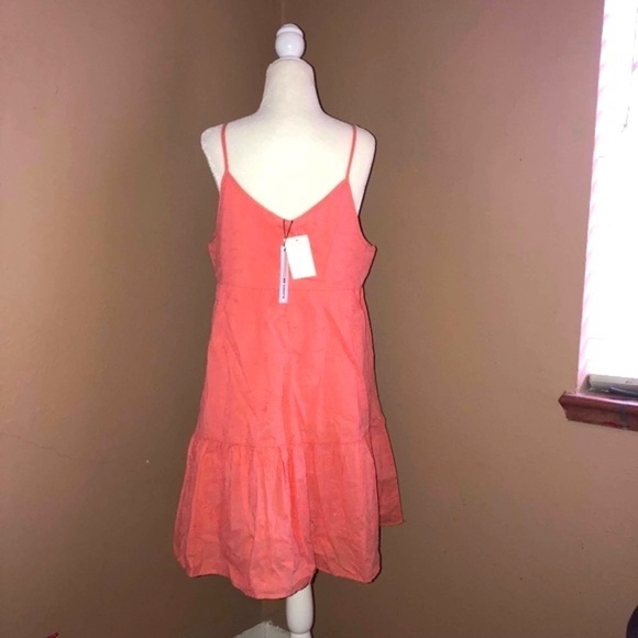 NWT BB DAKOTA Kendra Embroidered Sleeveless Dress Sz M - Picture 4 of 6